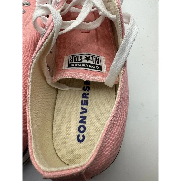 Converse Chuck Taylor All Star Low Top Pink Sneakers Shoes Mens 10 Womens 12 - Picture 5 of 12